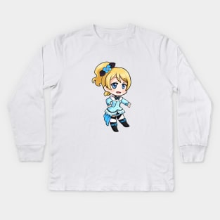 Eli Ayase chibi Kids Long Sleeve T-Shirt